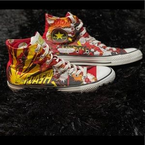 Unisex DC Comics The Flash Converse Mens:8 Women’s:10